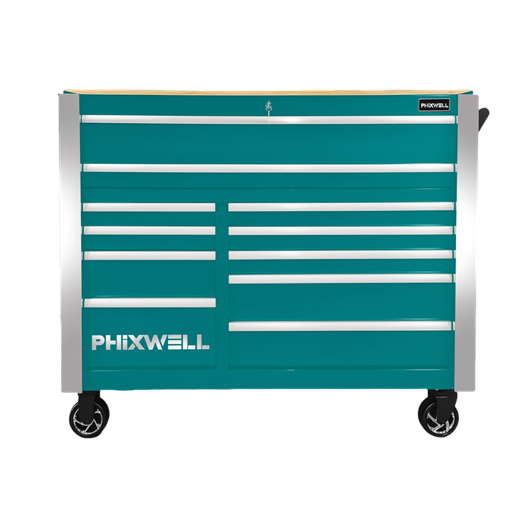 719520PHIXWELL ตู้ใส่เครื่องมือ 11 ลิ้นชัก พร้อมชุดเครื่องมือ 377 ชิ้น