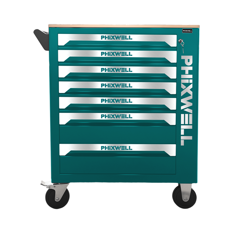 719507 PHIXWELL ตู้เครื่องมือ 7 ลิ้นชักพร้อมท็อปเคาน์เตอร์