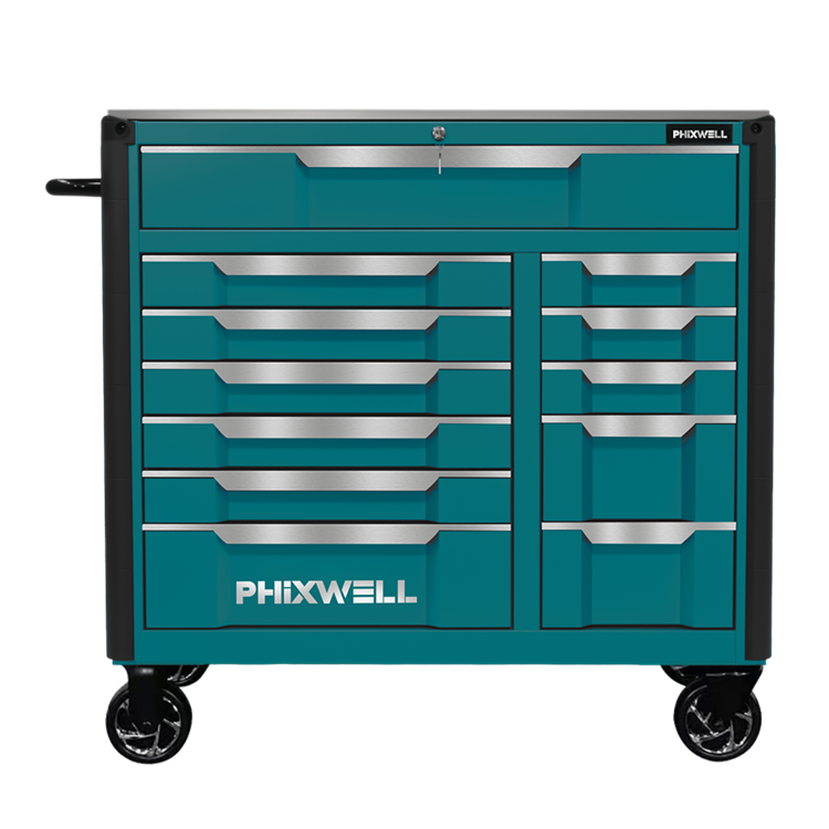 719517 เปิดตัวใหม่ ตู้เครื่องมือ 12 ลิ้นชัก PHIXWELL
