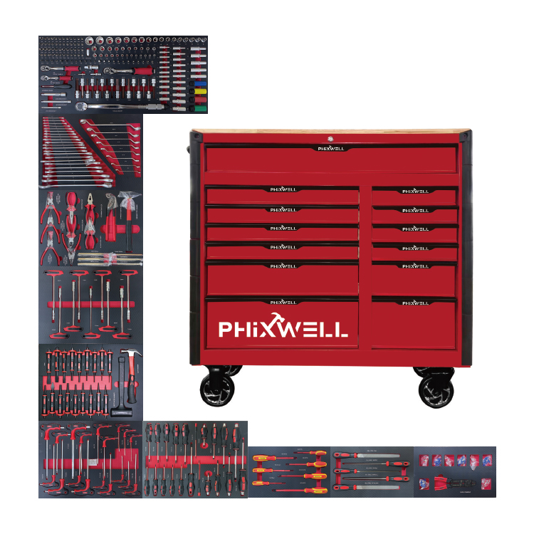 719518 PHIXWELL ตู้เครื่องมือ 13 ลิ้นชักใหญ่