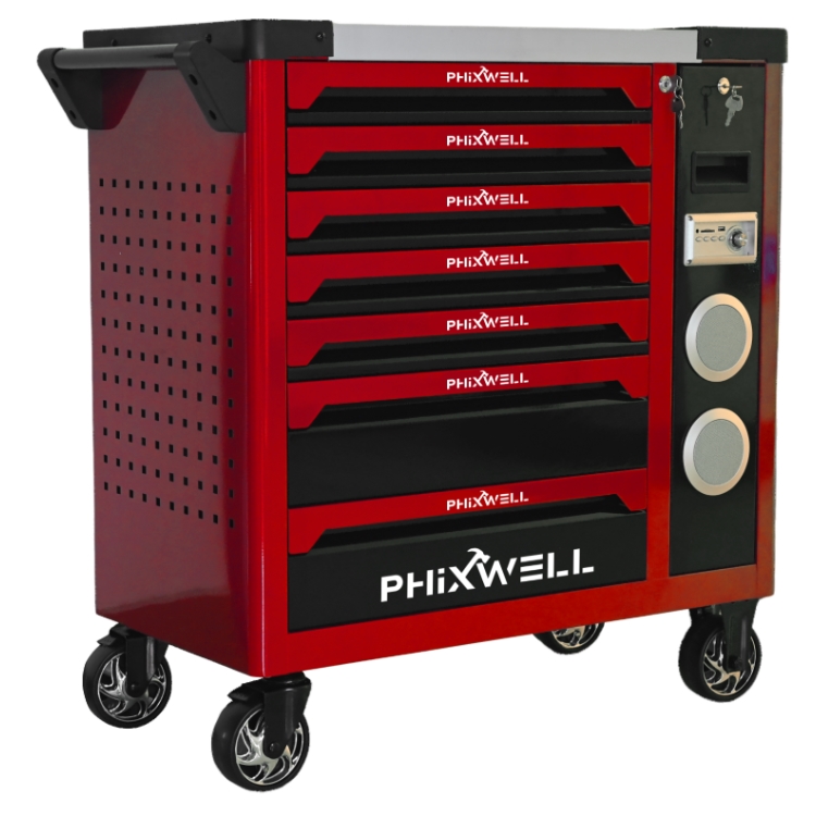 719512 PHIXWELL ตู้ใส่เครื่องมือรุ่นใหม่พร้อมลำโพง