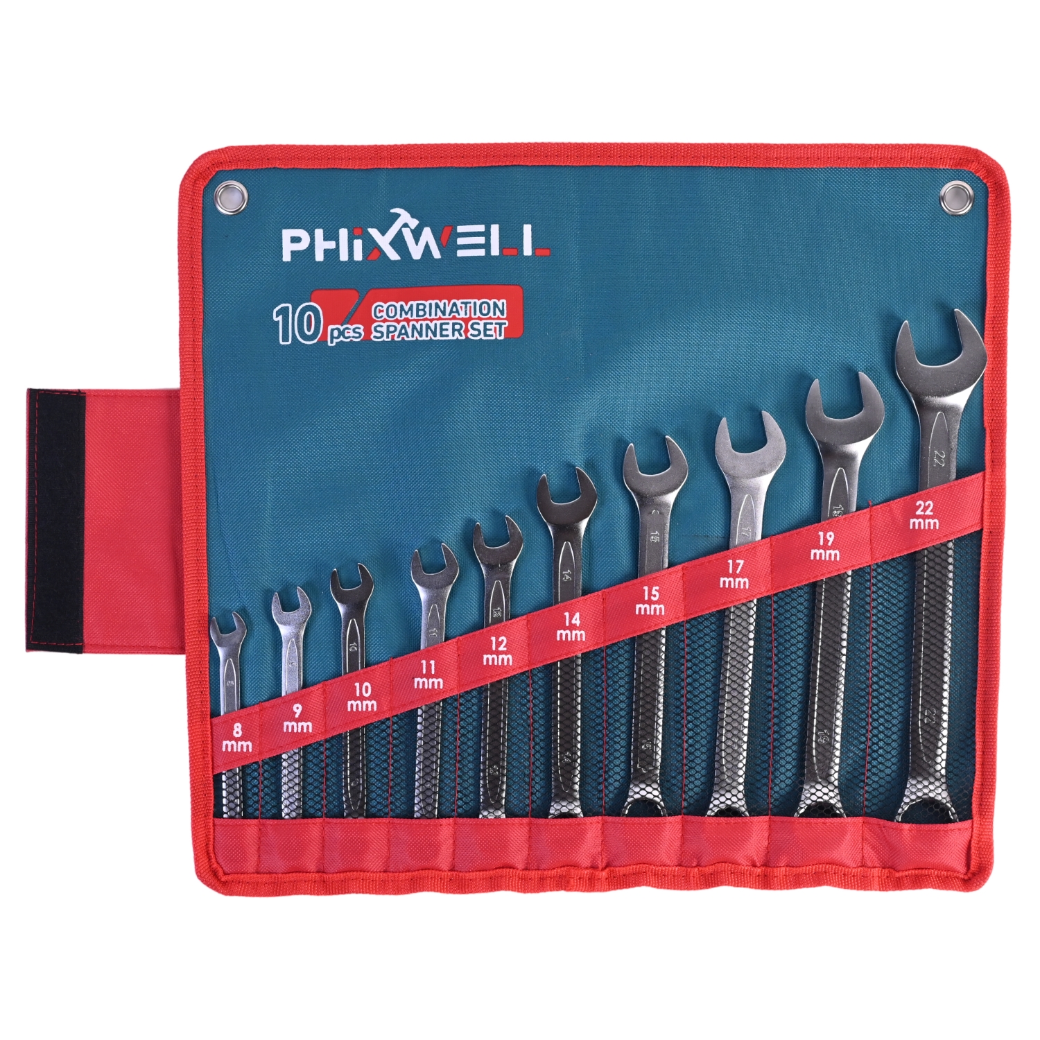 717532 ชุดประแจรวม PHIXWELL 10 ชิ้น